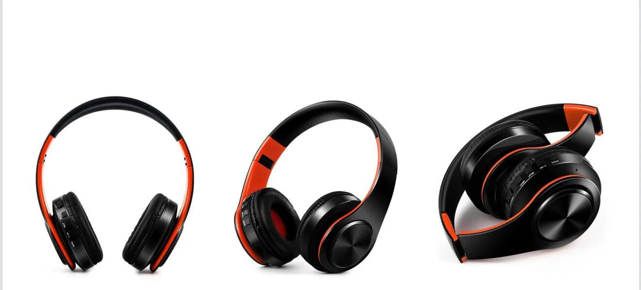 Gold Wireless Bluetooth Headphones with Built-in Mic – Universal for Android & iOS | MyPhoneAura