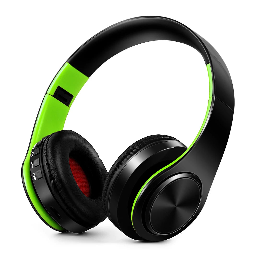 Gold Wireless Bluetooth Headphones with Built-in Mic – Universal for Android & iOS | MyPhoneAura