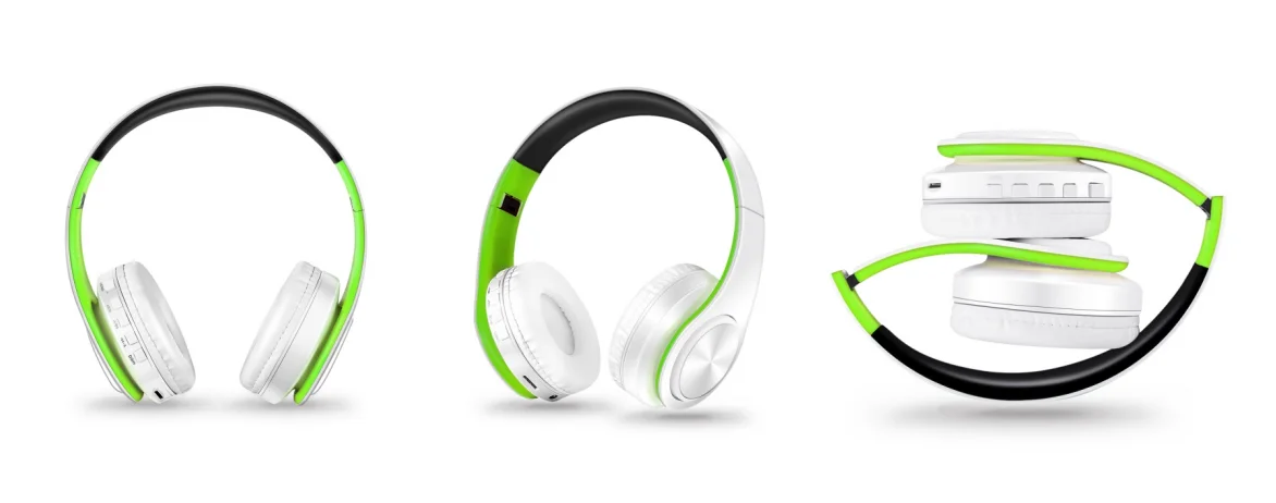 Gold Wireless Bluetooth Headphones with Built-in Mic – Universal for Android & iOS | MyPhoneAura