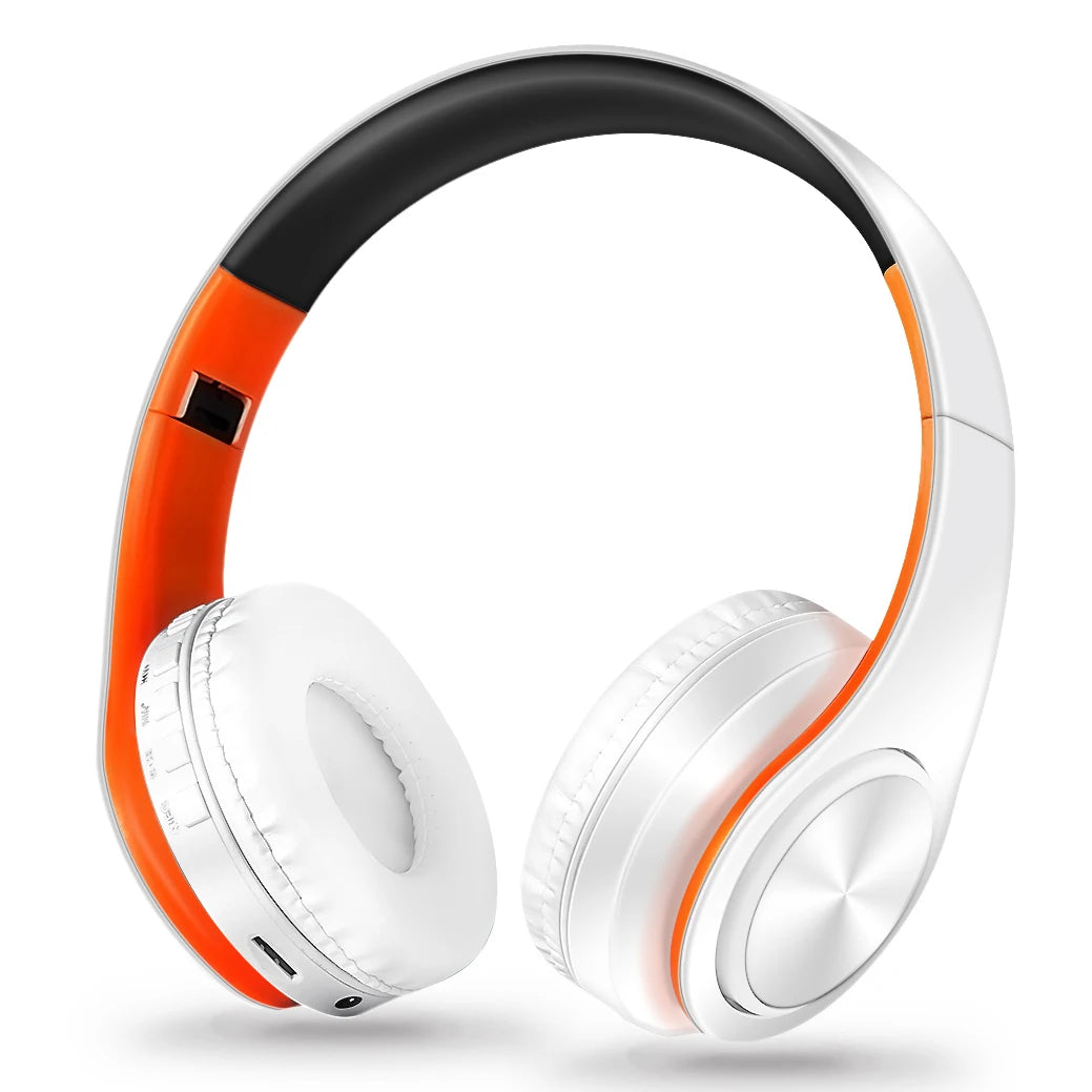 Gold Wireless Bluetooth Headphones with Built-in Mic – Universal for Android & iOS | MyPhoneAura