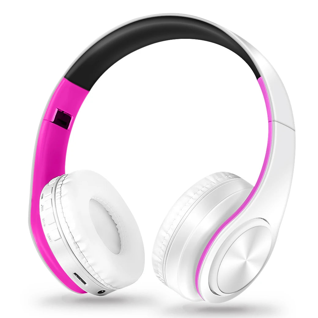 Gold Wireless Bluetooth Headphones with Built-in Mic – Universal for Android & iOS | MyPhoneAura