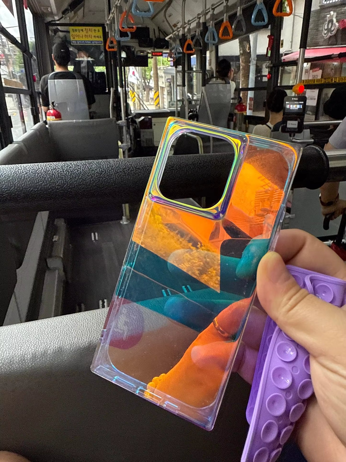 PrismGlow Laser Case – iPhone 13–16 Series | MyPhoneAura