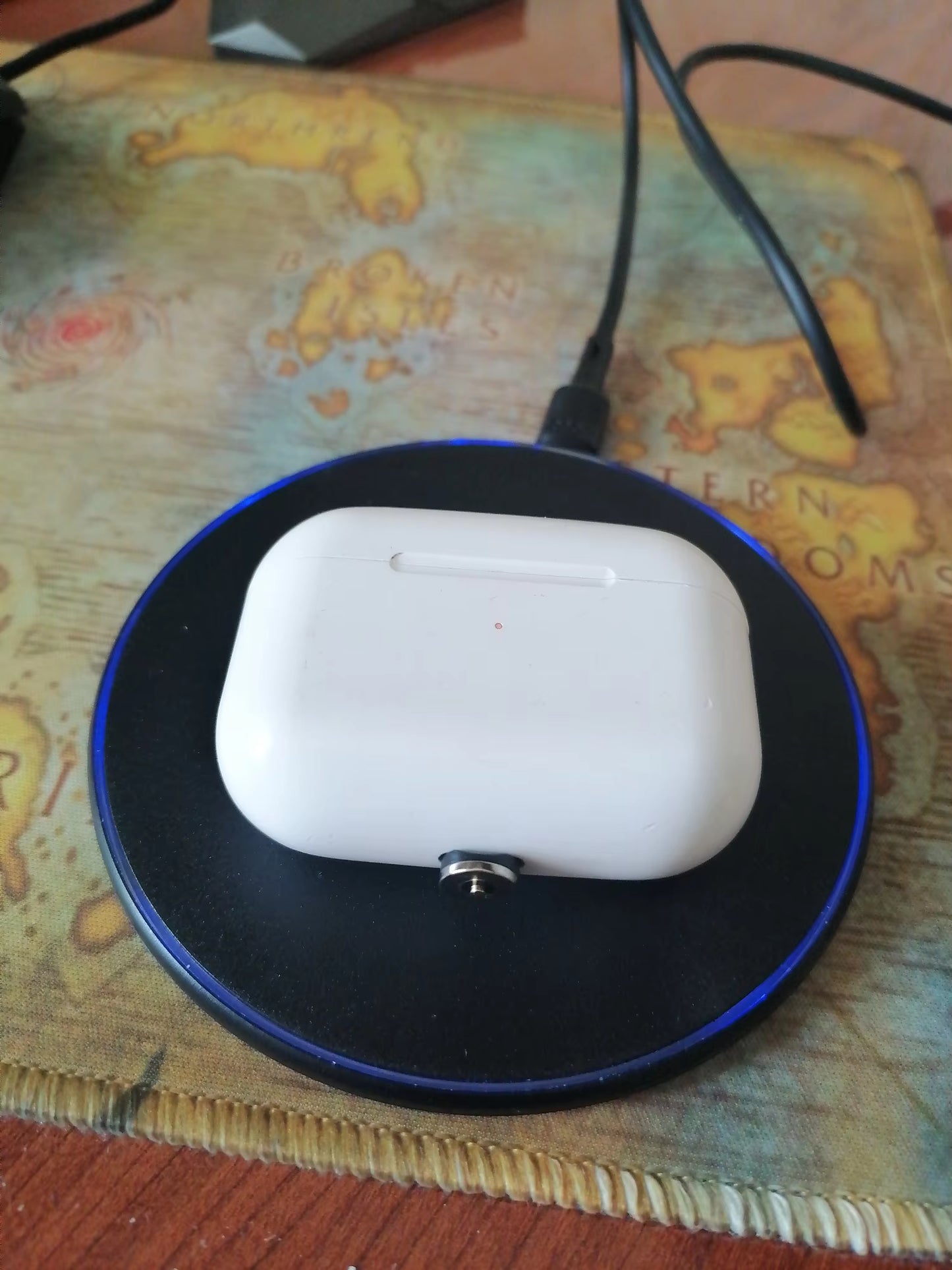 Aura LED Fast Wireless Charger Pad for all devices.