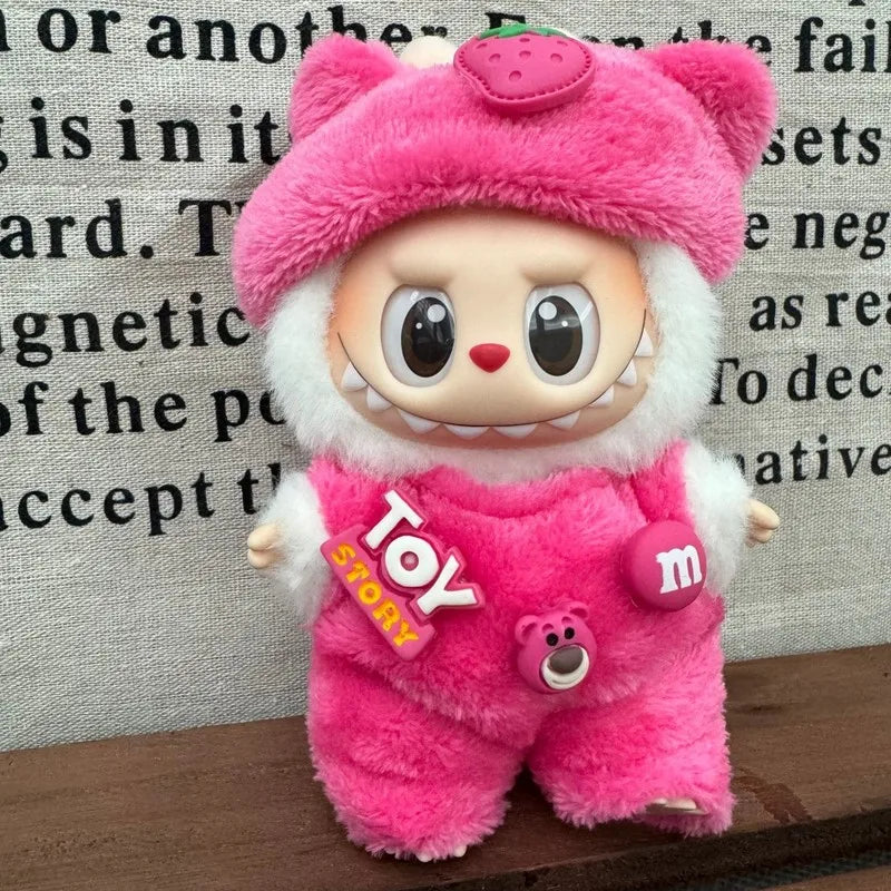 17cm Labubu Doll Fashion Hoodie – Mini BJD Clothing | Cartoon Style Replacement Outfit for Labubu Figurines