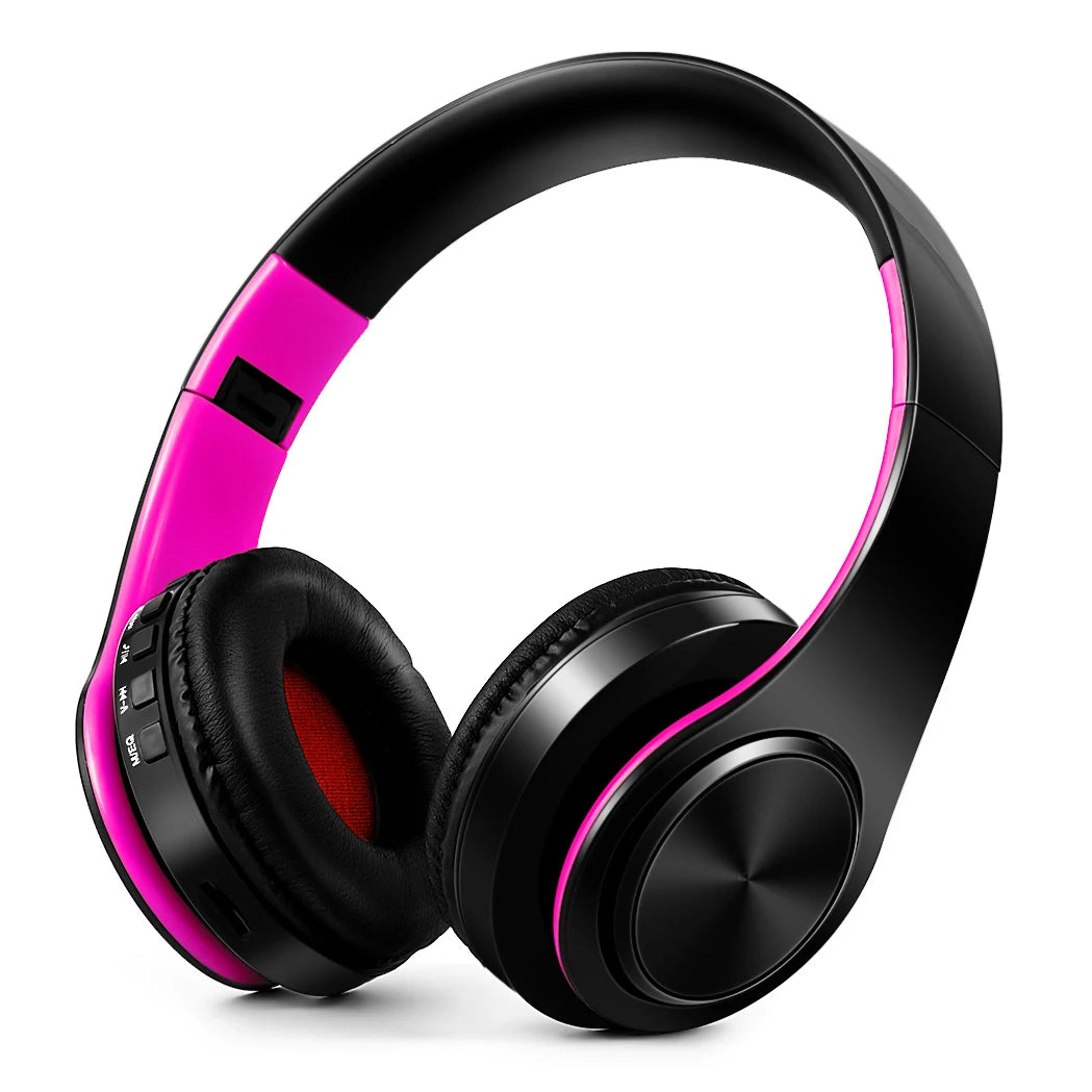 Gold Wireless Bluetooth Headphones with Built-in Mic – Universal for Android & iOS | MyPhoneAura