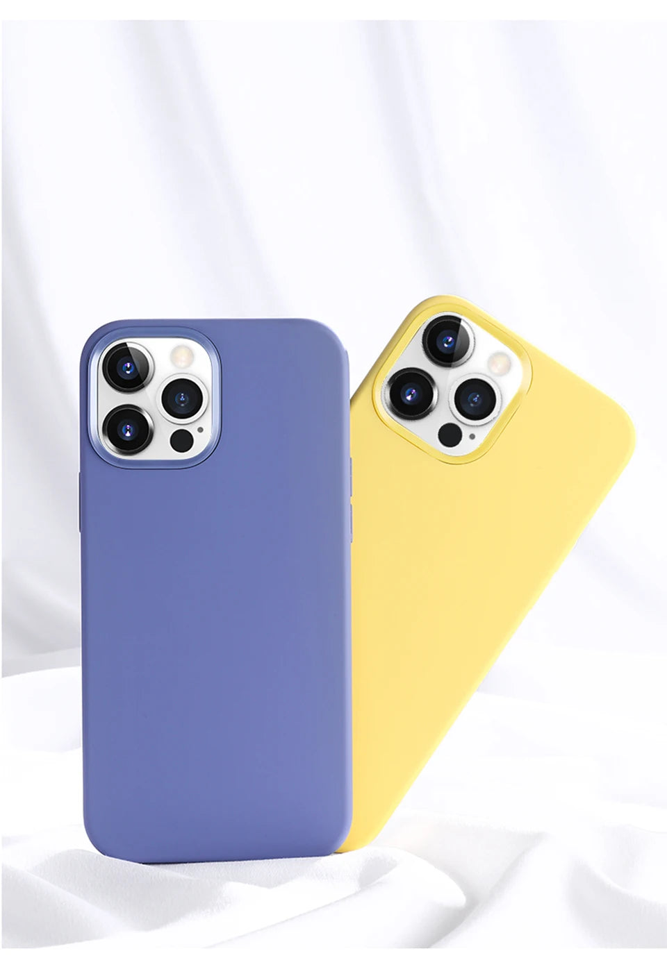 Luxury Liquid Silicone Shockproof Case for iPhone 11–16 Series (Pro, Pro Max, Plus) – MyPhoneAura