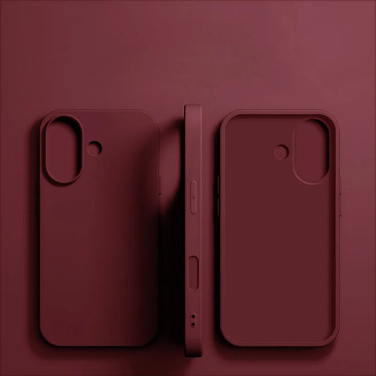 Luxury Liquid Silicone Shockproof Case for iPhone 11–16 Series (Pro, Pro Max, Plus) – MyPhoneAura