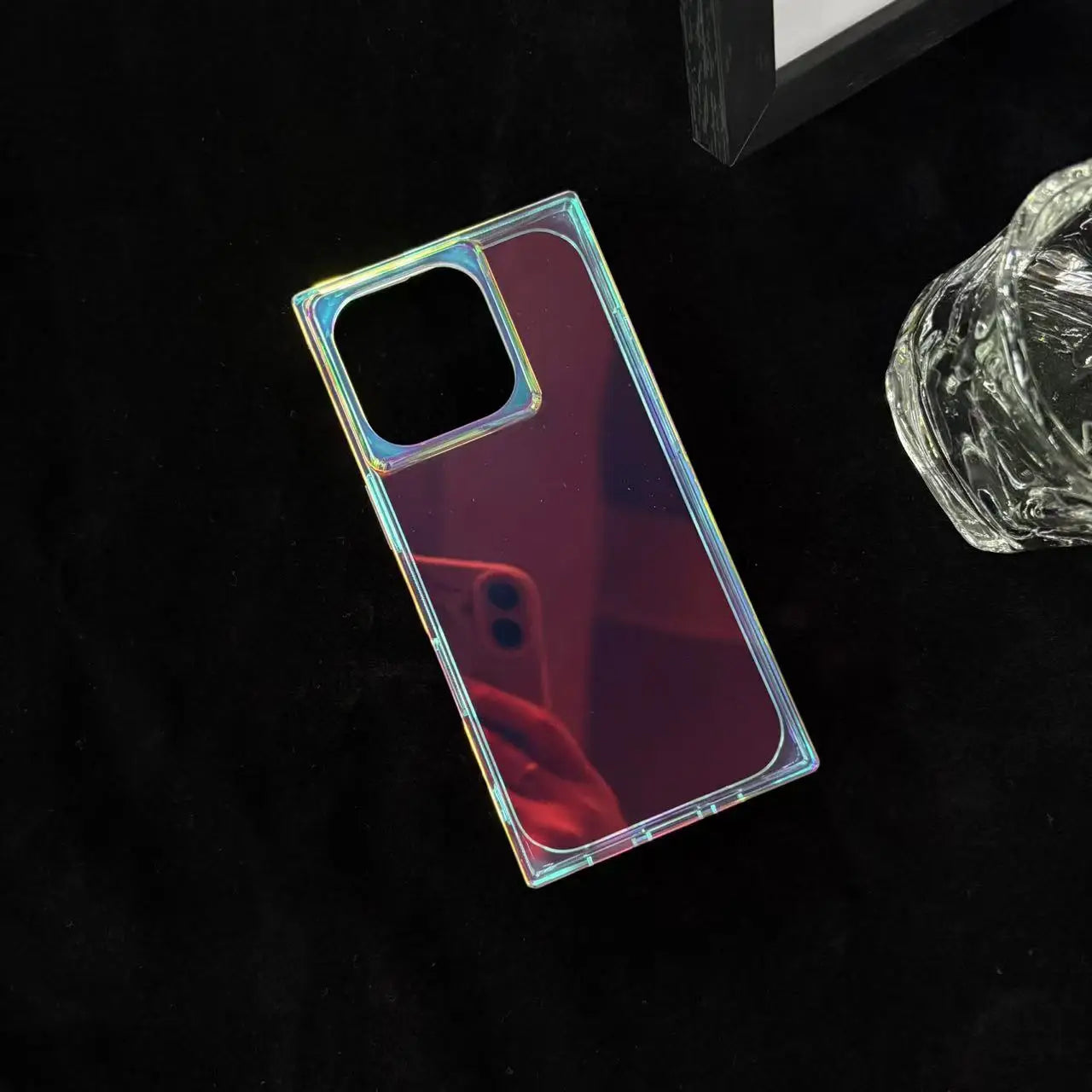 PrismGlow Laser Case – iPhone 13–16 Series | MyPhoneAura