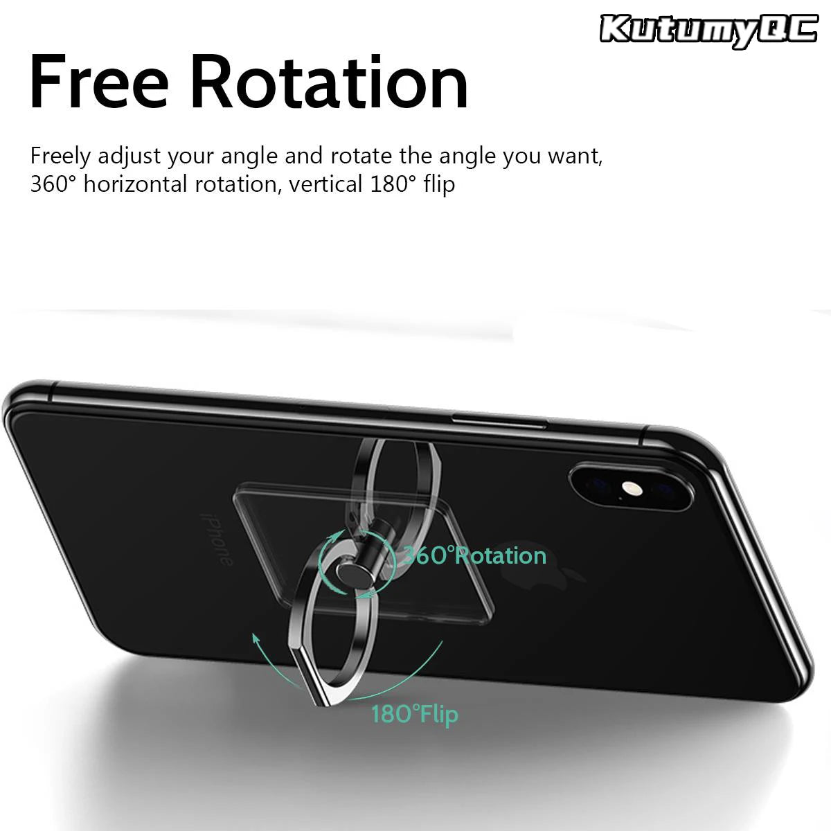 Clear360 Transparent Phone Ring Stand | MyPhoneAura