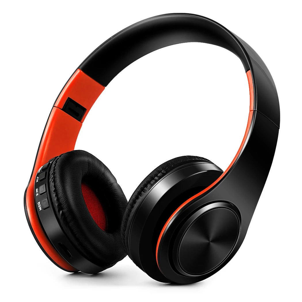 Gold Wireless Bluetooth Headphones with Built-in Mic – Universal for Android & iOS | MyPhoneAura