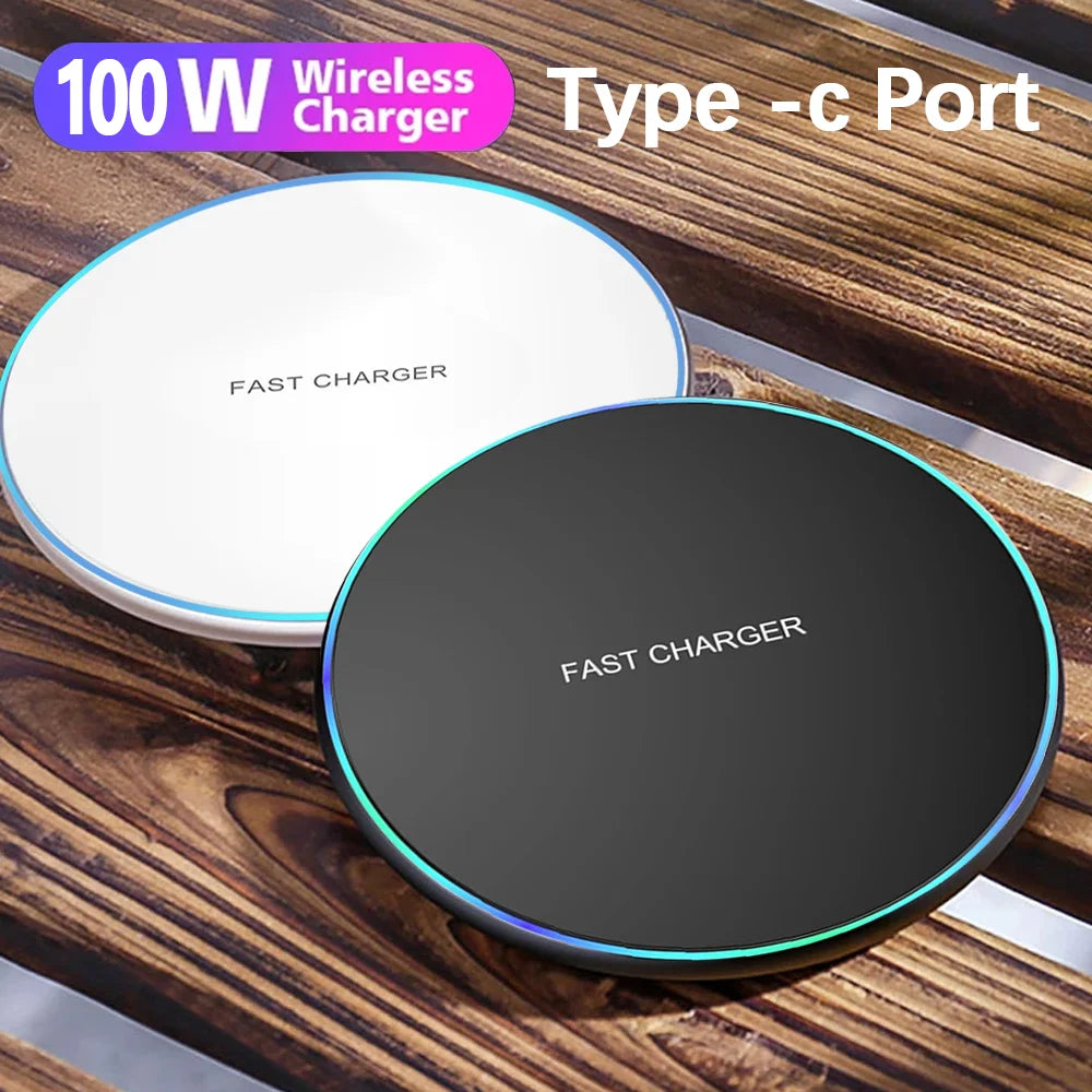 Aura LED Fast Wireless Charger Pad for all devices.