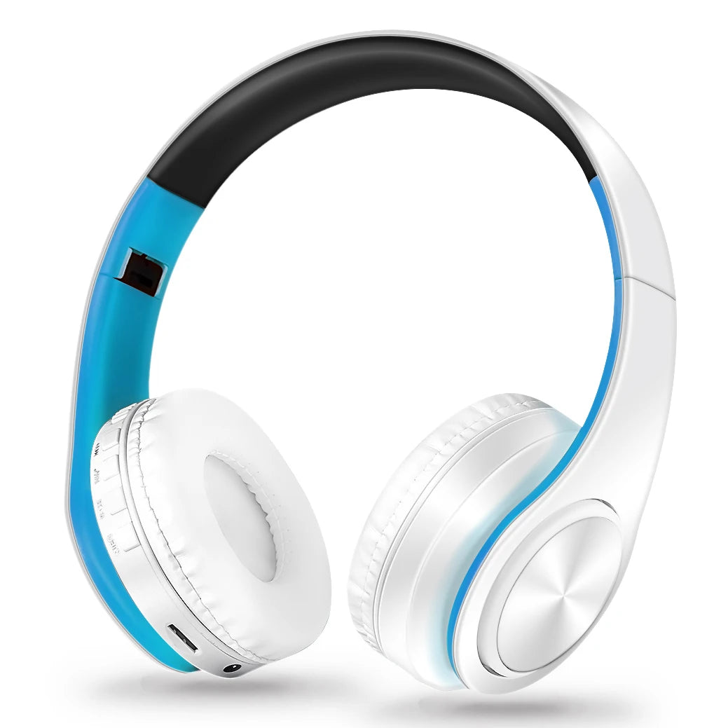 Gold Wireless Bluetooth Headphones with Built-in Mic – Universal for Android & iOS | MyPhoneAura