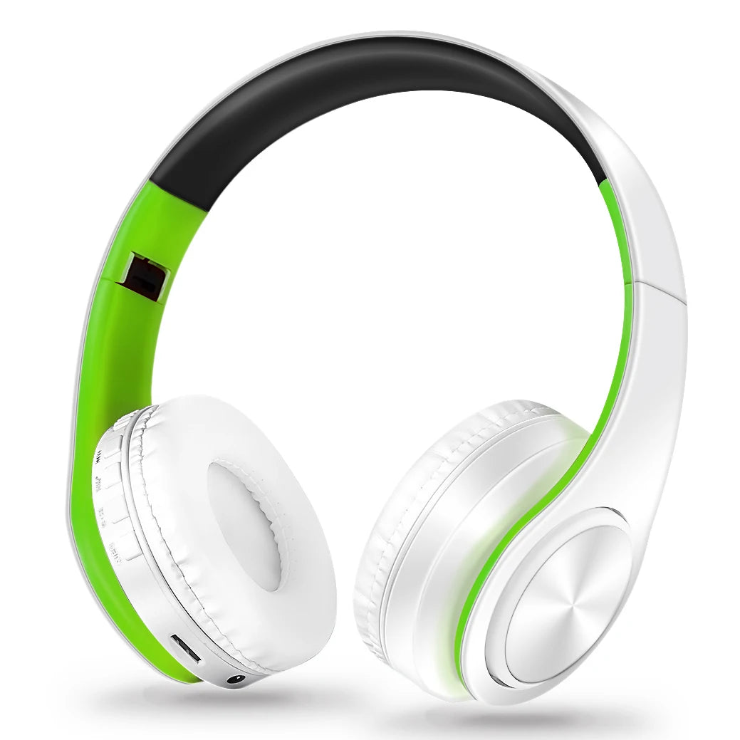 Gold Wireless Bluetooth Headphones with Built-in Mic – Universal for Android & iOS | MyPhoneAura