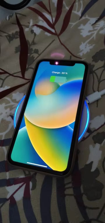 Aura LED Fast Wireless Charger Pad for all devices.