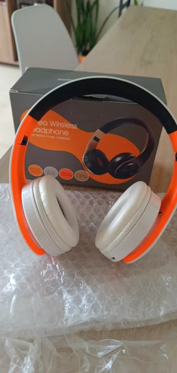 Gold Wireless Bluetooth Headphones with Built-in Mic – Universal for Android & iOS | MyPhoneAura
