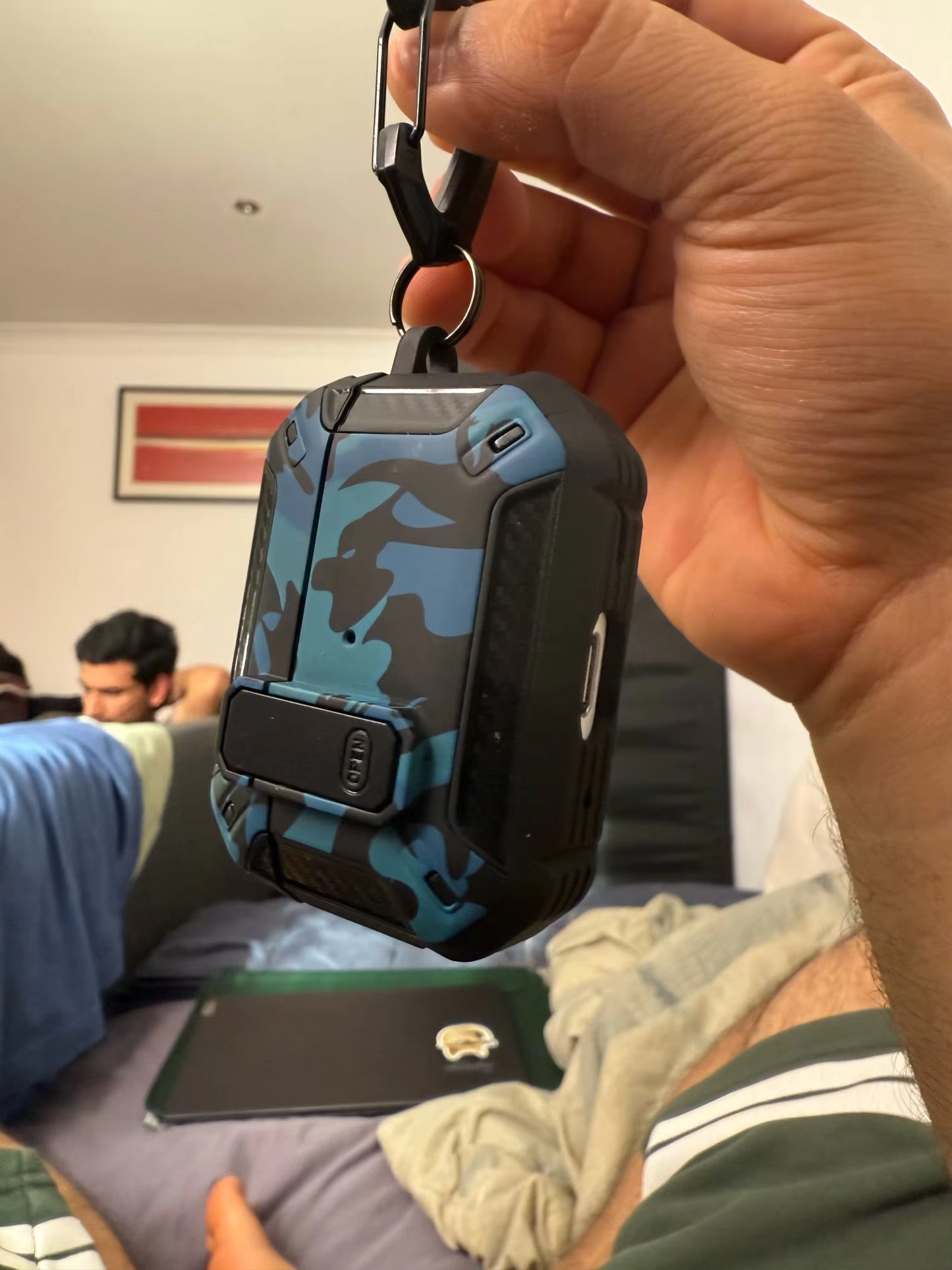 My Phone Aura luxury protective case with cleaner kit for AirPods Pro – anti-fall switch design